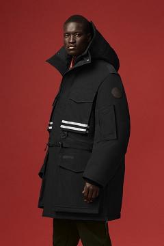 Chamarras Canada Goose Hombre Outlet - Snow Mantra Abrigos Negros PM5126409